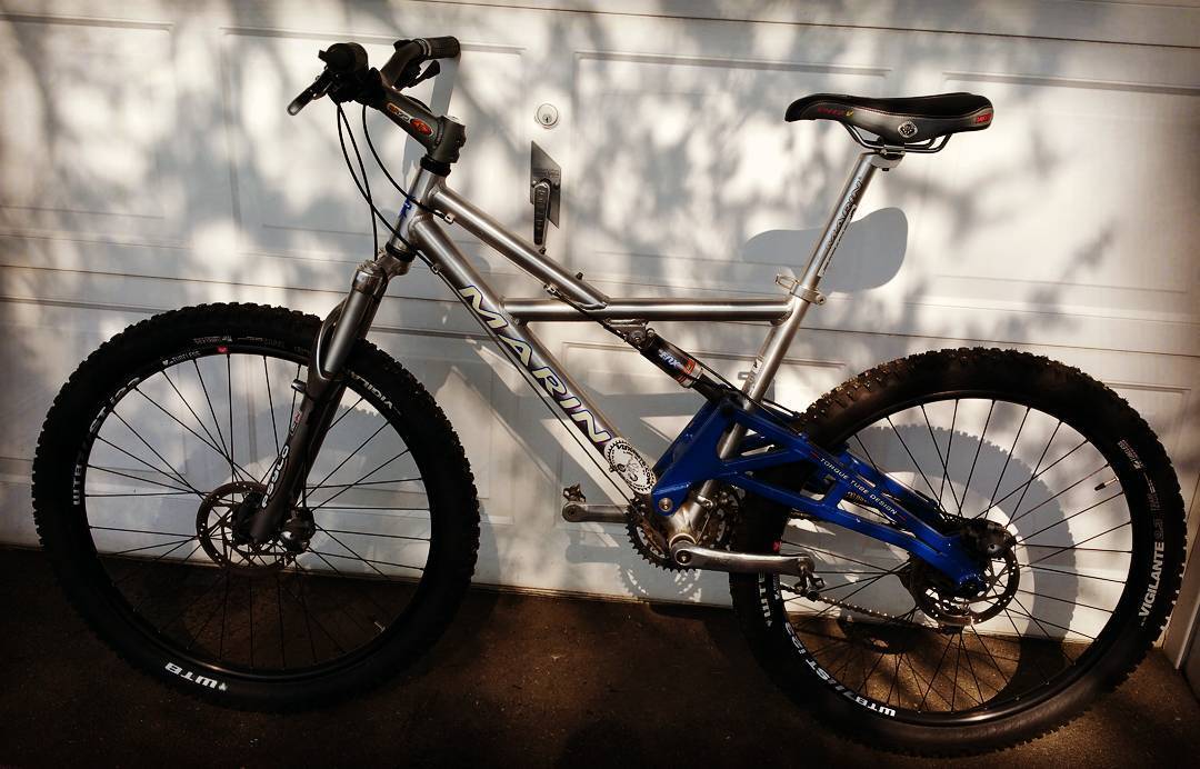 marin east peak full suspension mountain bike